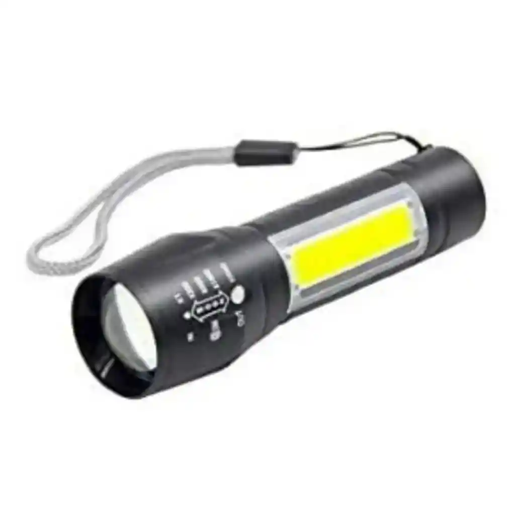 Linterna Recargable Impermeable + Usb Zoom 3 Haz Luz