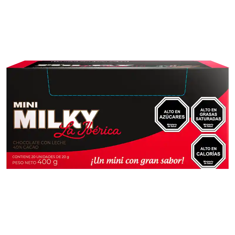 Barra Mini Milky La Iberica X 20 G X 20 Pzs