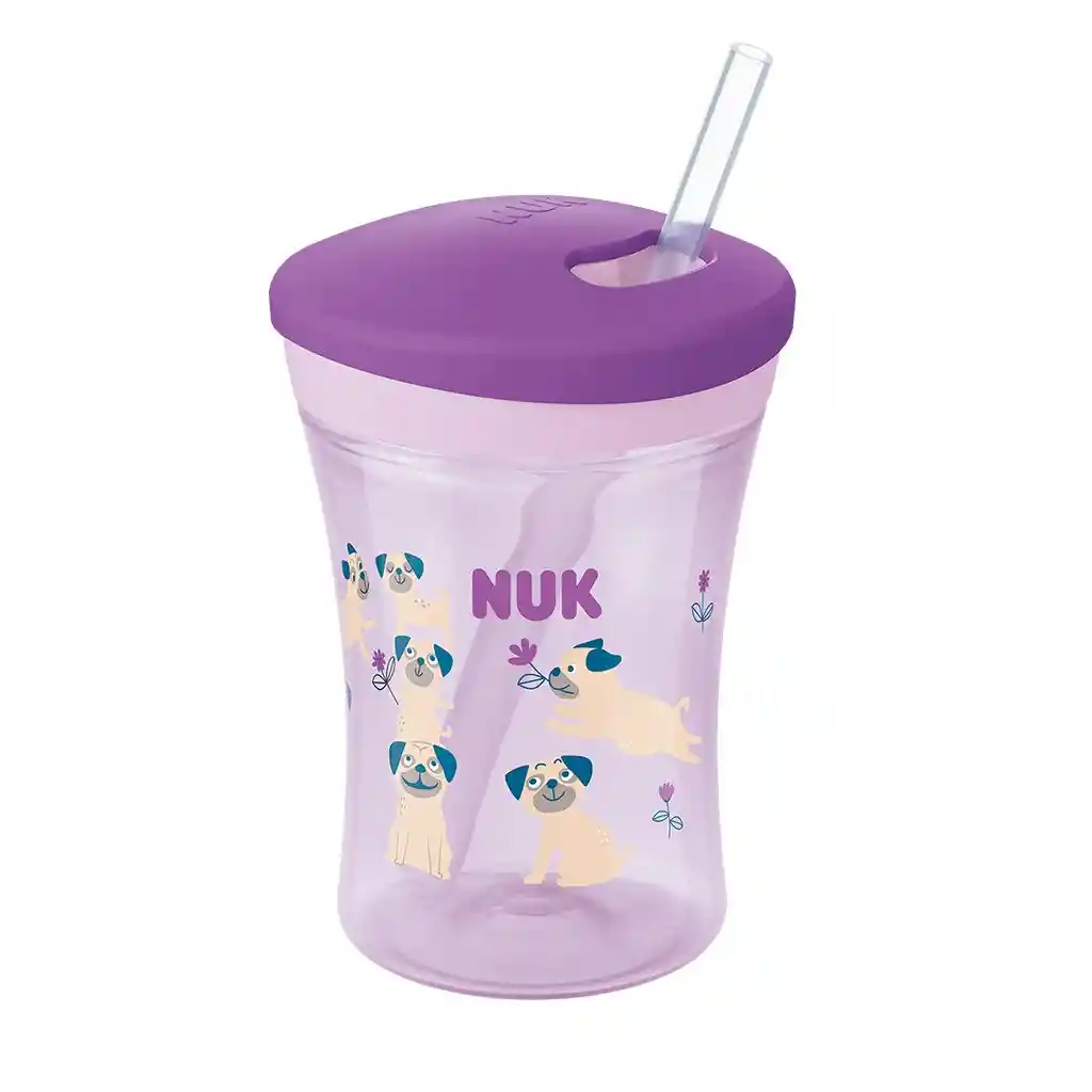 Vaso De Aprendizaje Nuk Action Cup 230ml Morado