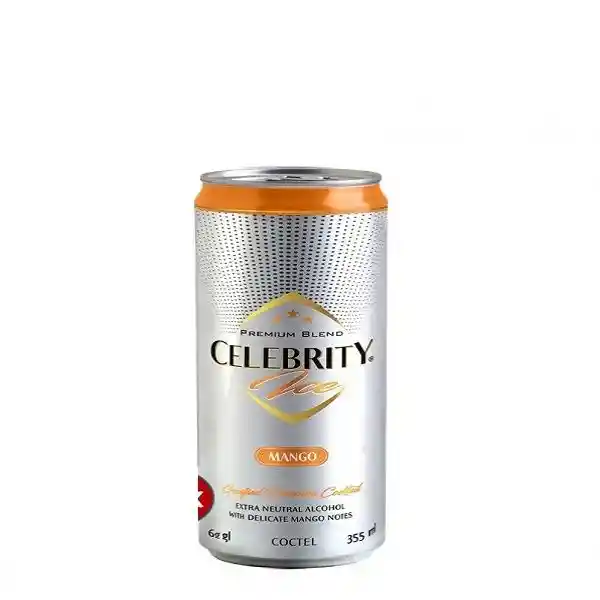 Espumante Celebrity Ice Mango 6° En Lata 355cc