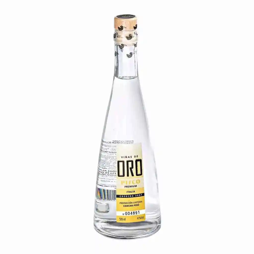 Pisco Peruano Viñas De Oro Italia 41° 700cc