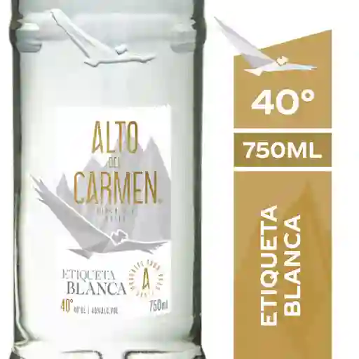 Alto Del Carmen Piscoetiqueta Blanca 40 750Cc