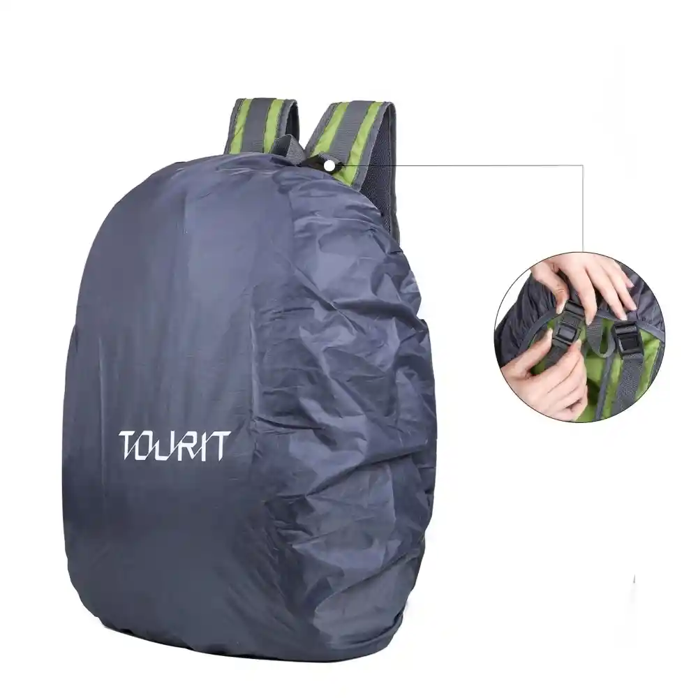 Tourit Mochila Para Senderismo Plegable De 35l - Verde