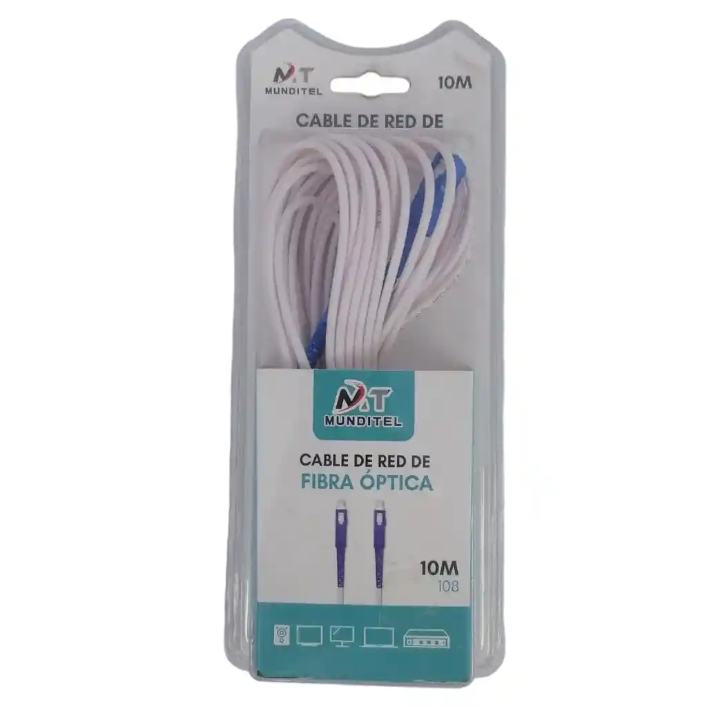 Cable Internet Fibra Optica 10 Metros