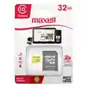 Tarjeta Memoria Micro Sd Hc 32gb Maxell