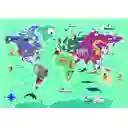 Puzzle 250 Piezas - Mapa Mundo Costumbres - Clementoni