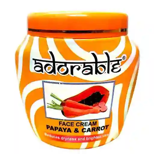Adorable Crema Facial Papaya & Zanahoria 300 Ml (formato Nuevo)