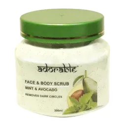 adorable exFoliante cuerpo y rostro mentapalta 300 ml