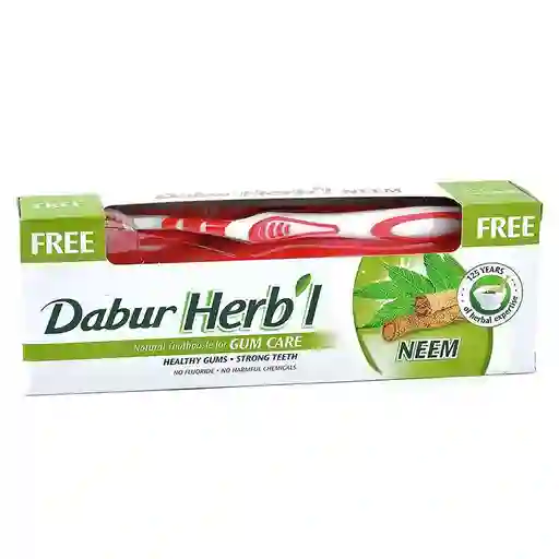 Pasta Dental Herb'l Neem + Cepillo De Dientes