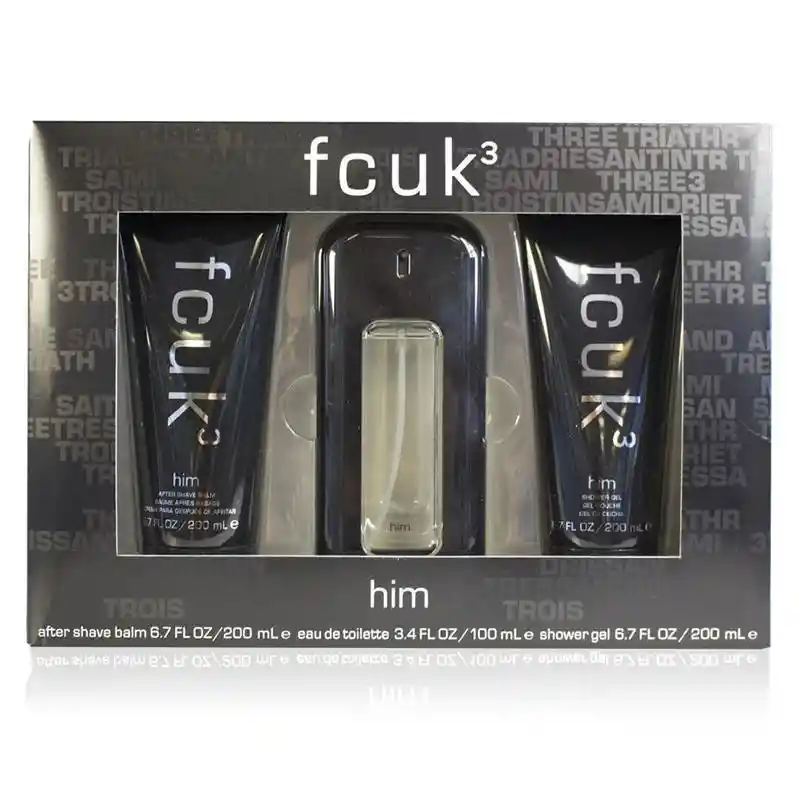 Fcuk #3 For Him 100 Ml Estuche 3pcs