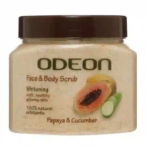 odeon exFoliante face & body scrub papayapepino 300 ml