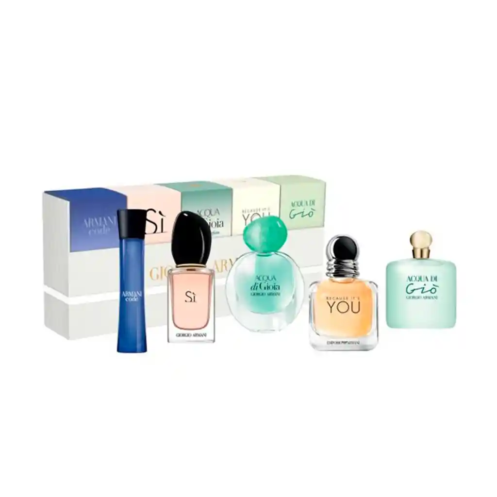 Giorgio Armani Set 5 Miniaturas 5 Ml Edp Mujer