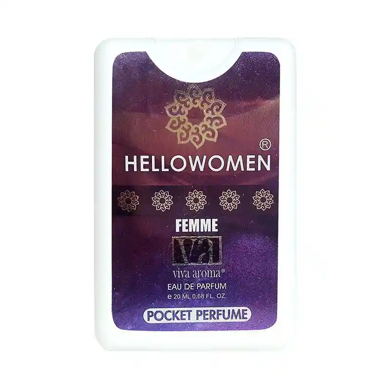 Fragancia De Bolsillo Viva Aroma Hellowomen 20 Ml