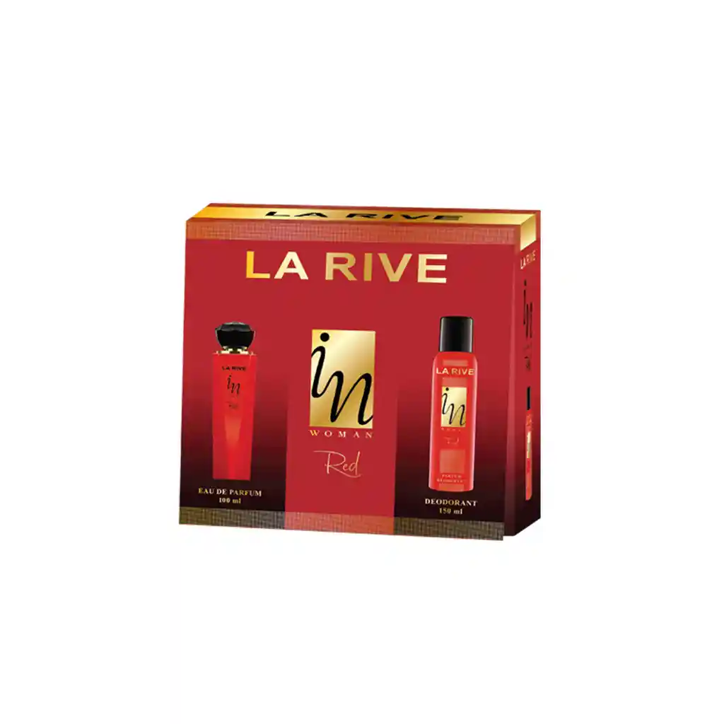 Set La Rive In Woman Red 100 Ml + Deo 150 Ml