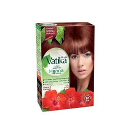 Vatika Henna Tintura Coloración Borgoña 6 Sachets