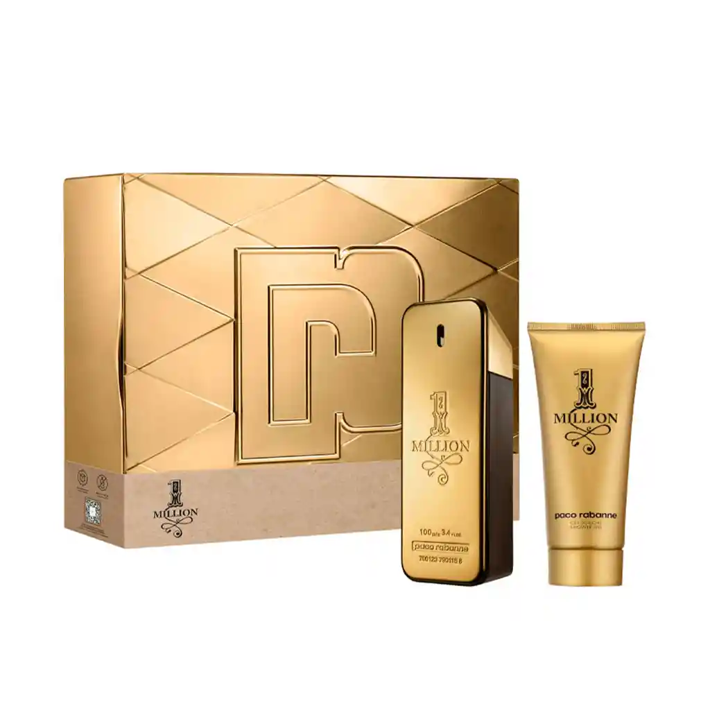 Paco Rabanne Set 1 Million 100ml Edt + Gel De Ducha 100ml