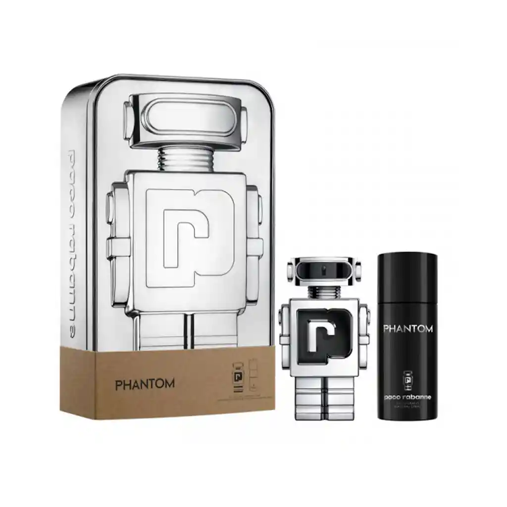 Paco Rabanne Set Phantom 100 Ml Edt + Deo 150 Ml