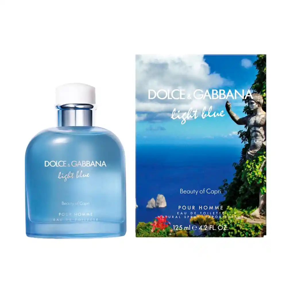D&g Light Blue Beauty Of Capri Pour Homme 125 Ml Edt