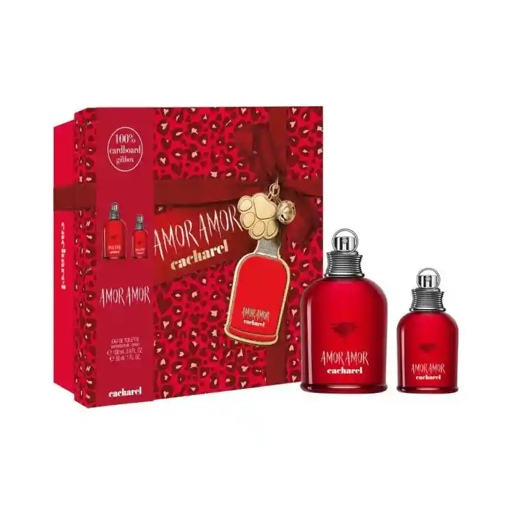 Edt Set Amor Amor 2 Pcs100 Ml + 30 Ml