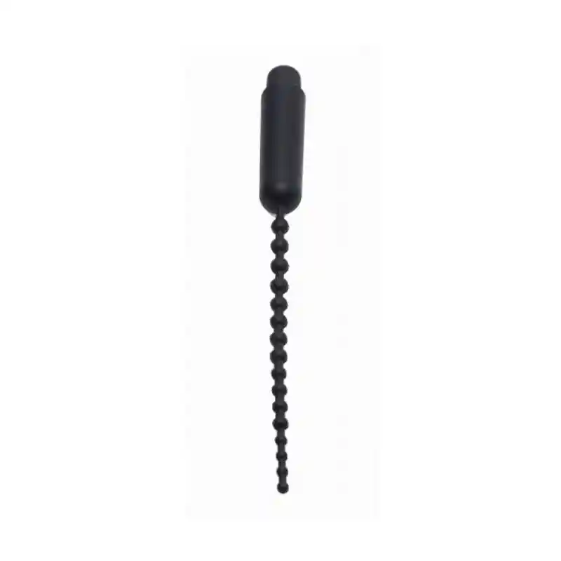 Vibrador Uretral De Silicona Dark Rod