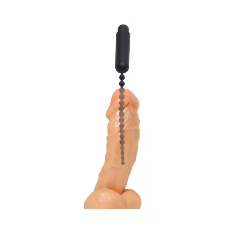 Vibrador Uretral De Silicona Dark Rod