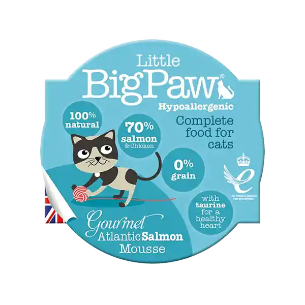 Little Bigpaw Salmón Para Gatos 85 Gr. (hipoalergénico)