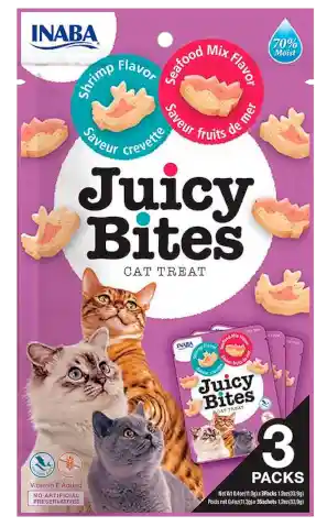 Juicy Bites Shrimp & Seafood Mix Flavor, 34 Gr