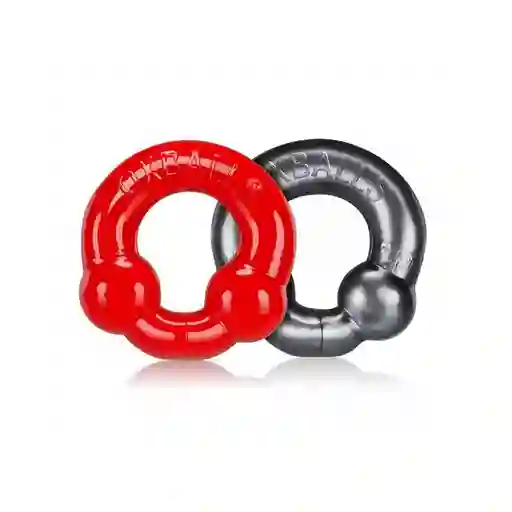 Ultraballs 2 Set Steel/red