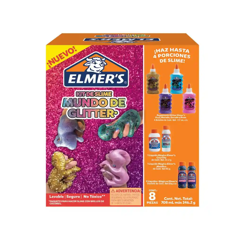 Kit De Slime Mundo De Glitter