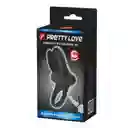 Anillo Vibrador Con Vibrador De Clitoris Black