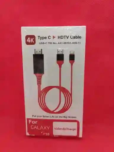 Cable Usb Tipo C A Hdmi Adaptador Convertidor De Carga Ultra Hd 4k Hdtv Video Para Samsung S10 S9 S8 Note 8 9 Lg