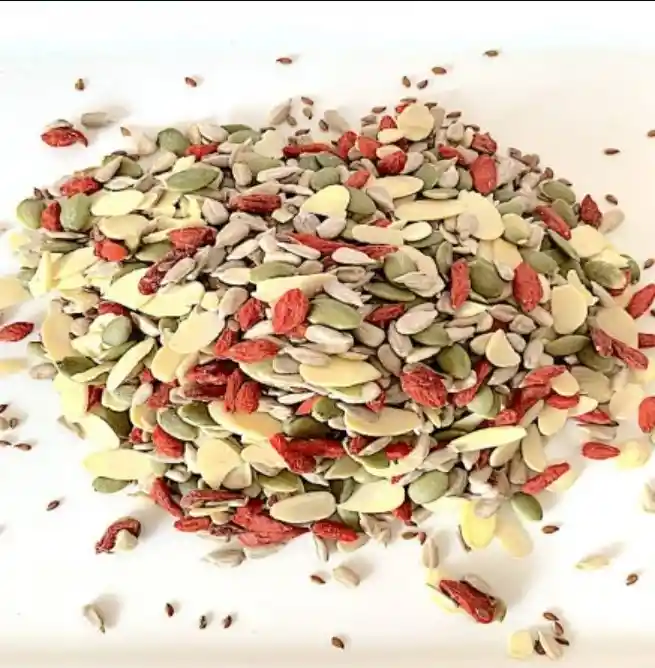 Mix Primavera Zapallo-maravilla-chia-linaza-almendra Laminada-goji