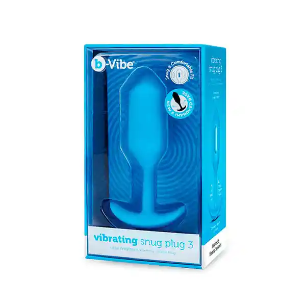 Vibrador Snug Plug Azul – Large