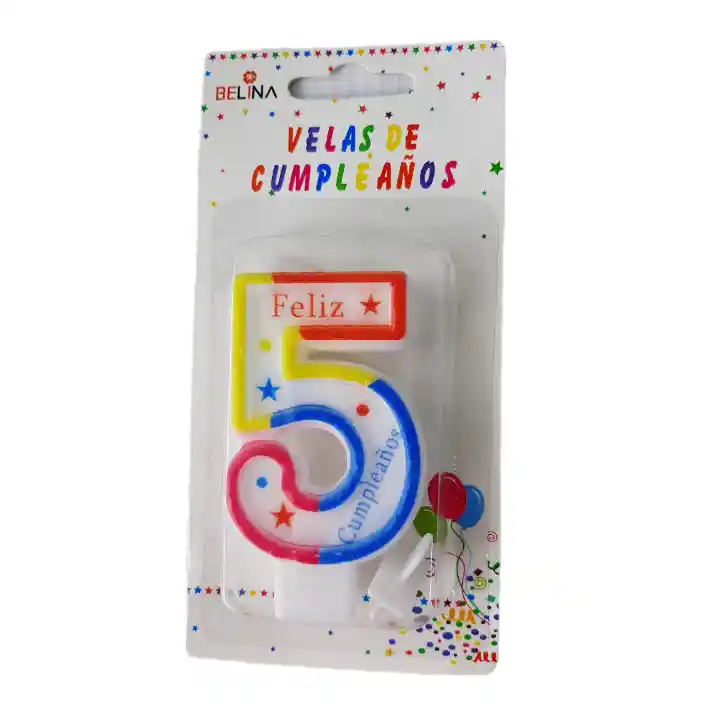 Vela Cumpleaños N° 5