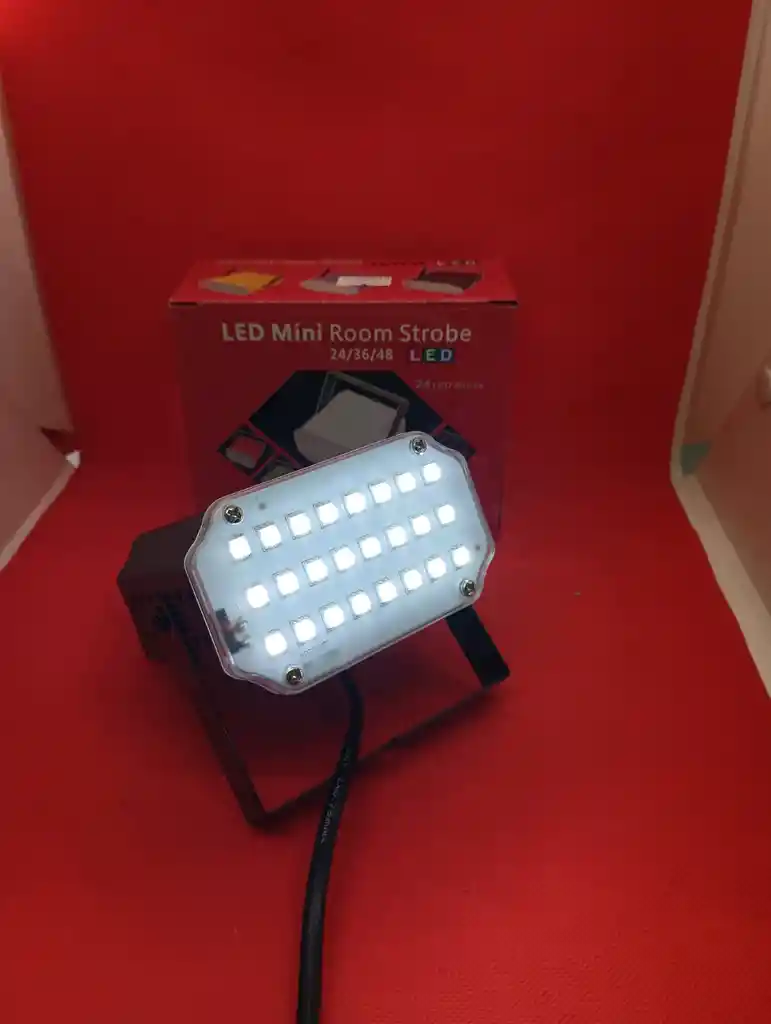 Luz Disco Estroboscopica 24 Led Flash Graduable