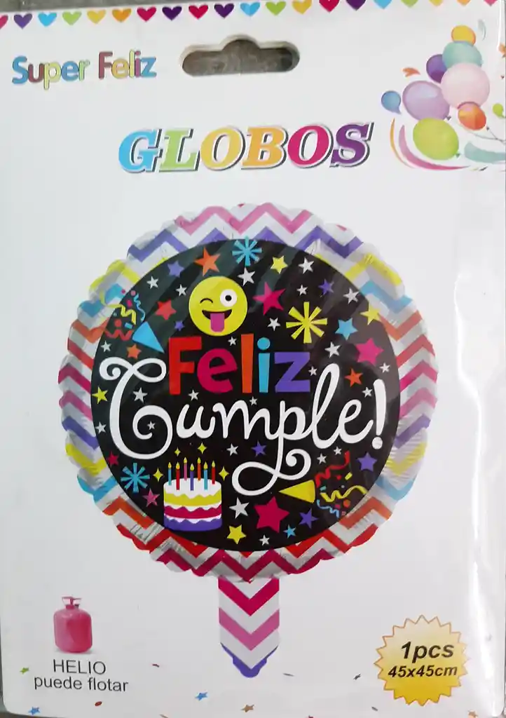 Globo Metálico "feliz Cumple"