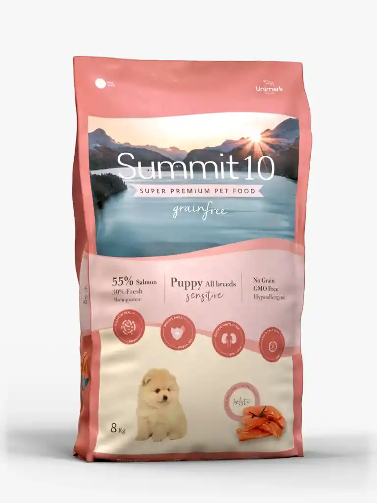 Summit 10 Grain Free Pupppy Sensitive 8 Kg