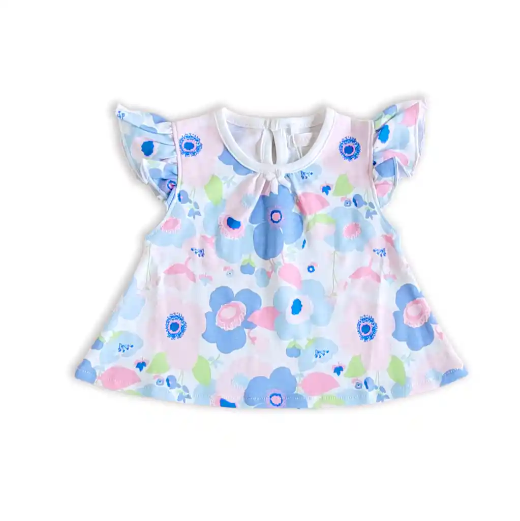 Blusa Lucia Celeste Talla 2 Años