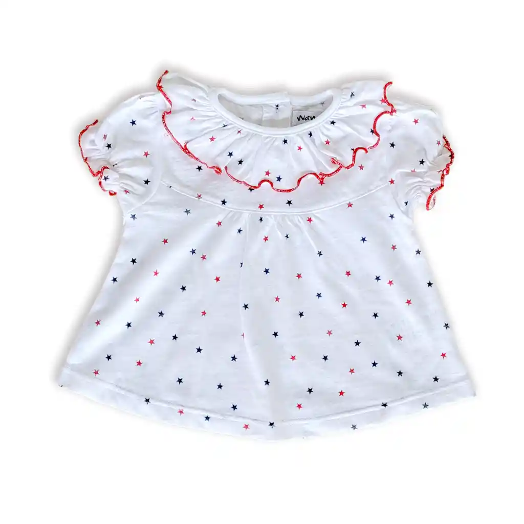 Blusa M/c Sky Estrellas Talla 12/18 Meses