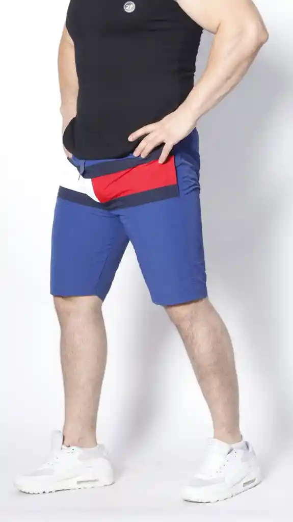 Shorts Tommy Azul Rey Talla Xl