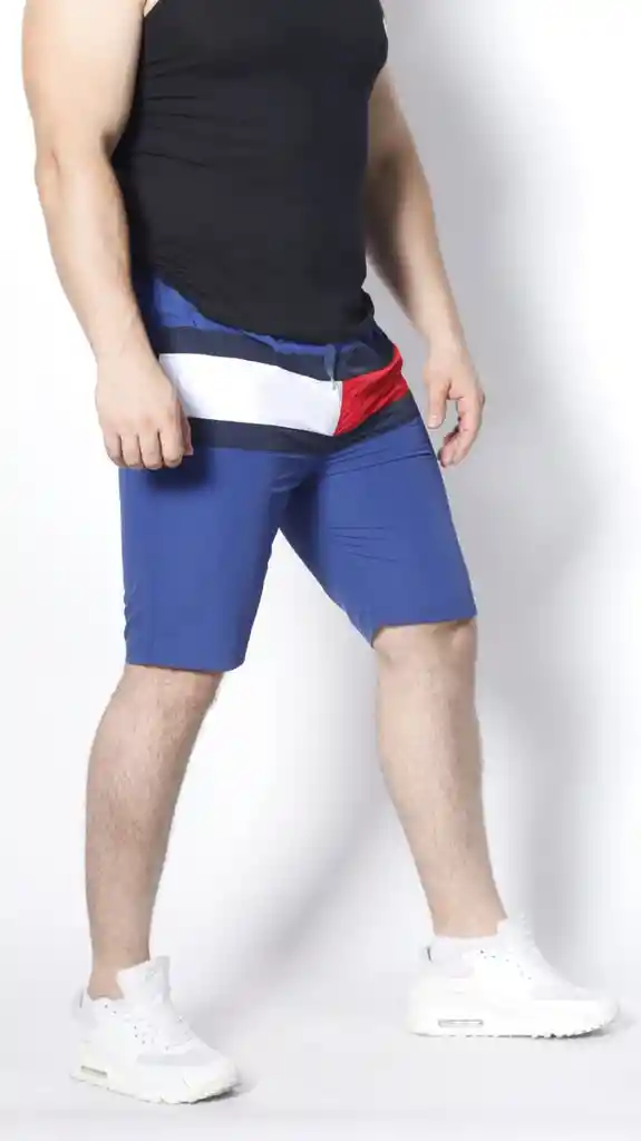 Shorts Tommy Azul Rey Talla Xl