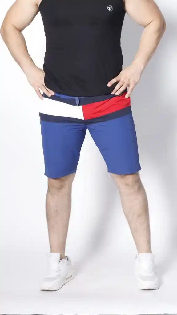 Shorts Tommy Azul Rey Talla Xl