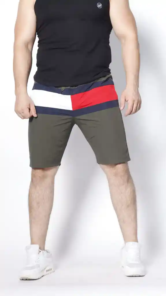 Shorts Tommy Verde, Talla Xl
