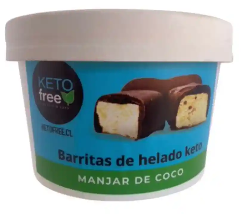 Keto Free - Helado En Barra Keto Manjar De Coco - Barritas De Helado (sin Gluten)