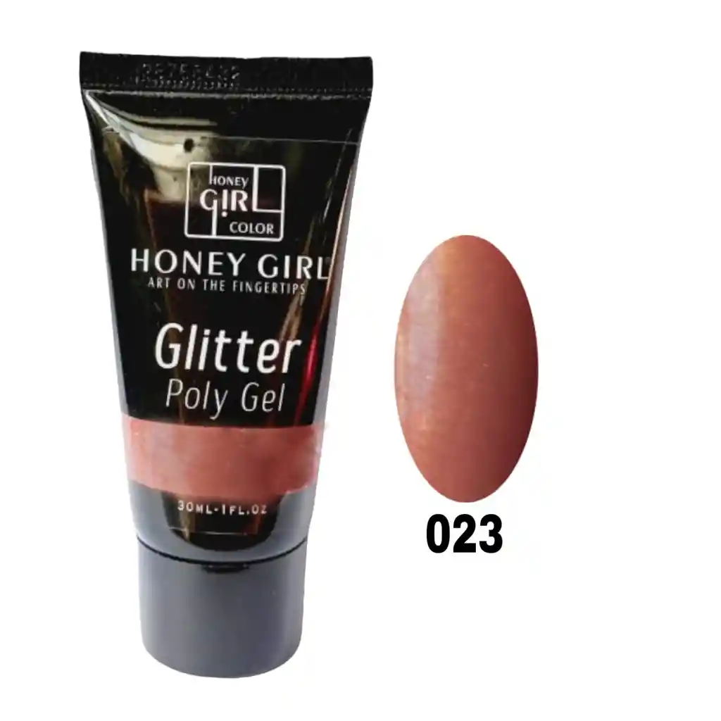 Polygel Con Glitter - (codigo 23) 30 Ml