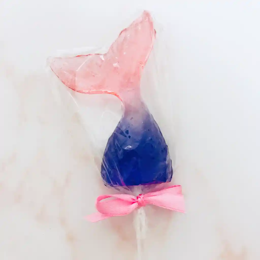 Lollipop Cola De Sirenita De Cristal (unidad)