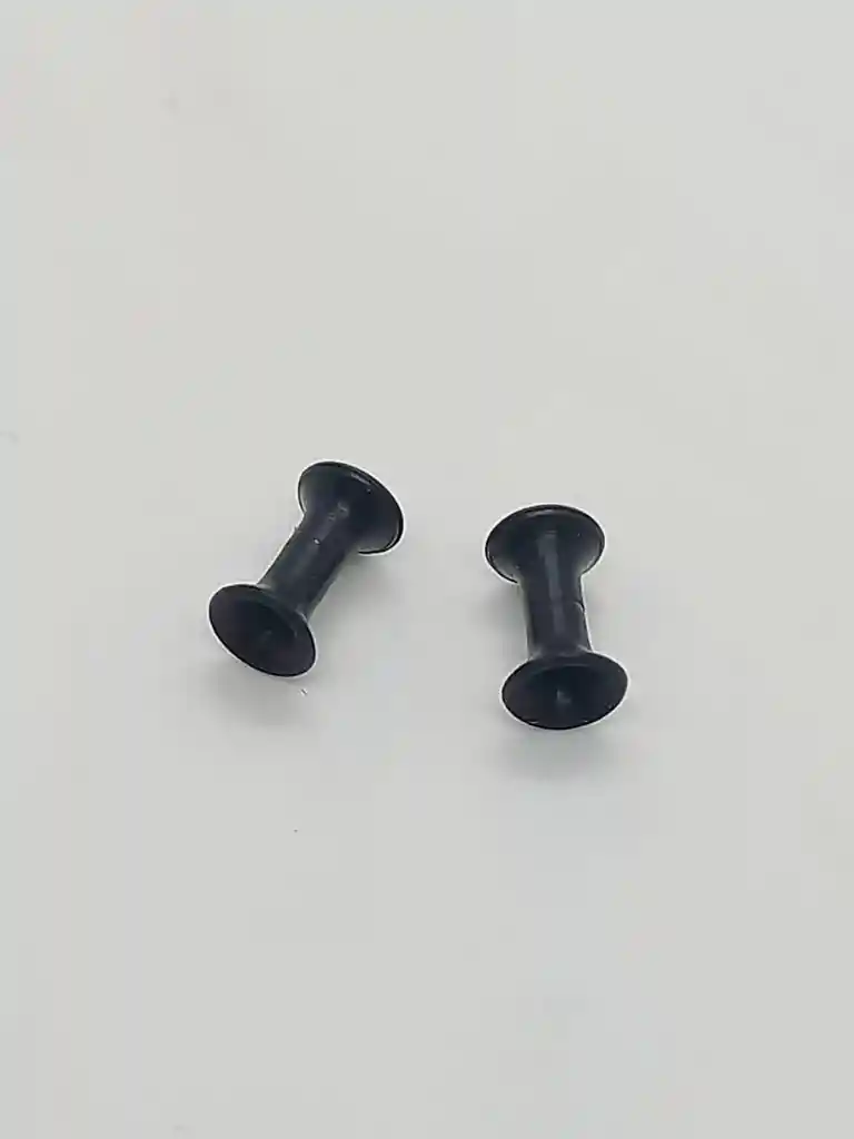 Expansores 3mm Piercing Silicona Doble Acampanado Grueso Túnel Tapón