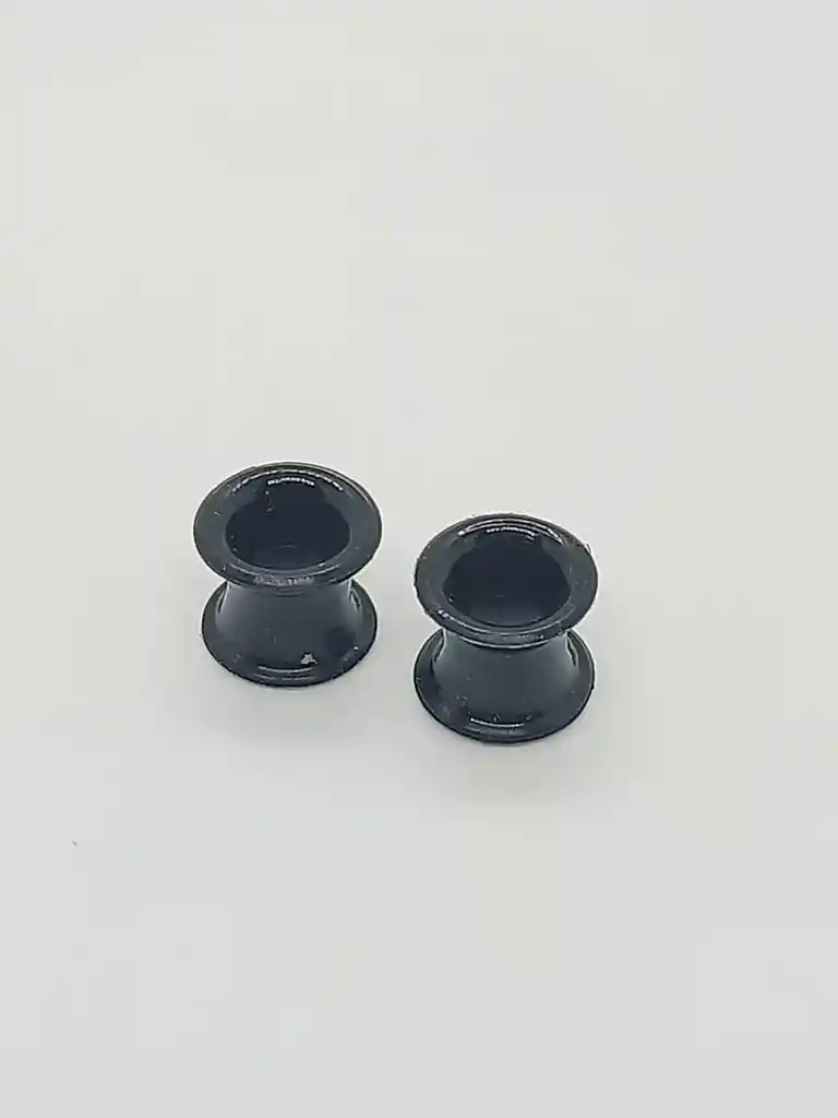 Expansores 5mm Piercing Silicona Doble Acampanado Grueso Túnel Tapón