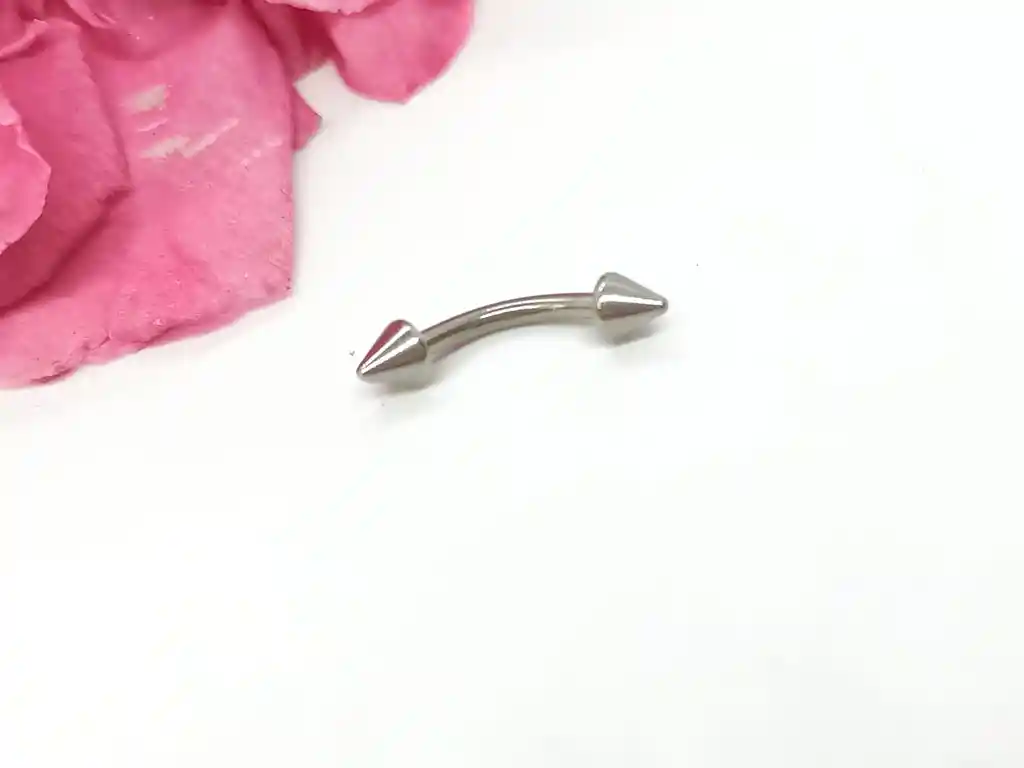 Piercing Banana Para Ceja, Labret Daith O Tragus, De Acero Inoxidable