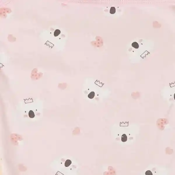 Manta Para Envolver Bebé Con Estampado De Koala Tono Rosado 0-3 Meses